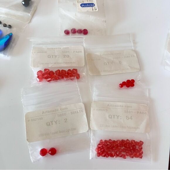 Crystal Beads Jewelry Making Supplies Lot - Picture 2 of 7